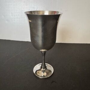 Vintage Salem Silverplate Portugal Wine Goblet 6.7”